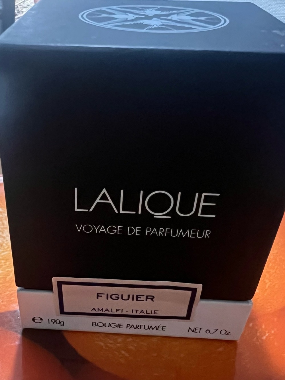 Lalique Voyage de Parfumeur Fig Candle 190g NIB